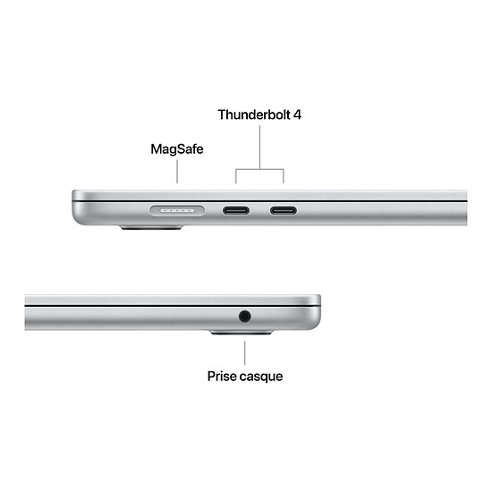 MacBook Apple MacBook Air M5 15" (2026) Argent 24 Go / 2 To (MDVC4FN/A-2TB) - Autre vue