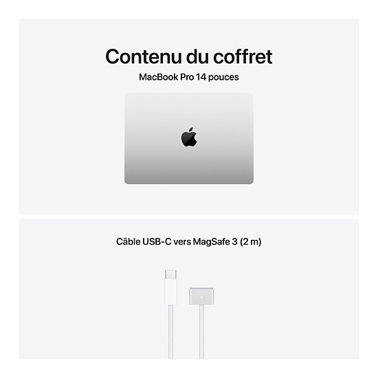 MacBook Apple MacBook Pro M5 Pro 14" Argent 24 Go / 2 To (MGDP4FN/A) - Autre vue