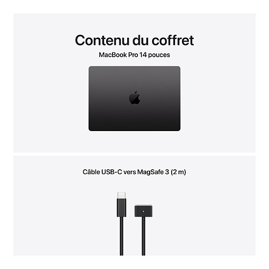 MacBook Apple MacBook Pro M5 Pro 14" Noir sidéral 48 Go / 1 To (MGDR4FN/A-48GB-NANO) - Autre vue