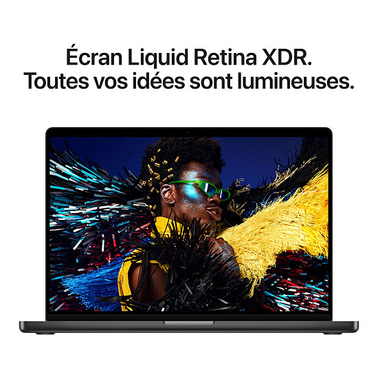 MacBook Apple MacBook Pro M5 Pro 16" Noir sidéral 64 Go / 1 To (MGEC4FN/A-64GB) - Autre vue