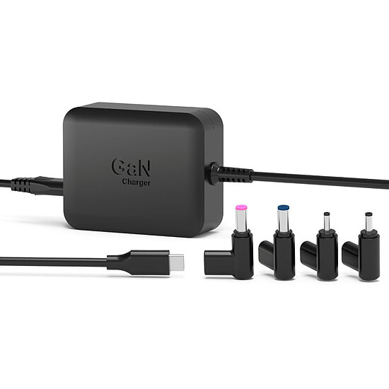 Chargeur PC portable PORT Connect Acer/Toshiba Power Supply GaN2 USB Type C (100W) - Autre vue