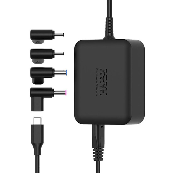 Chargeur PC portable PORT Connect Acer/Toshiba Power Supply GaN2 USB Type C (100W) - Autre vue