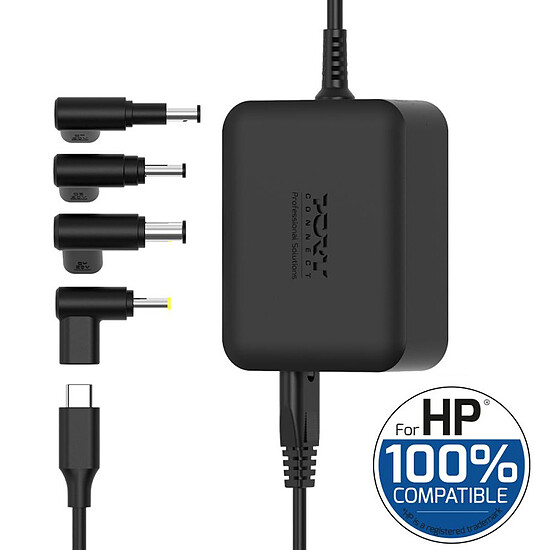 Chargeur PC portable PORT Connect HP Power Supply GaN2 USB Type C (100W) - Autre vue