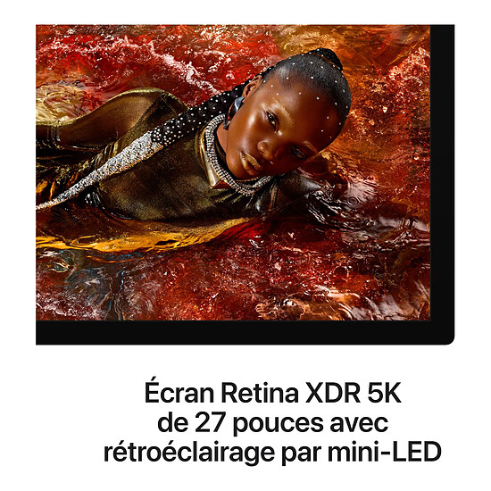 Écran PC Apple 27" LED - Studio Display XDR - Verre nano-texturé - Support à inclinaison et hauteurs réglables - Autre vue