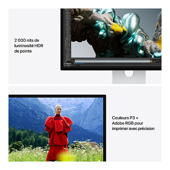 Écran PC Apple 27" LED - Studio Display XDR - Verre nano-texturé - Kit de montage VESA - Autre vue