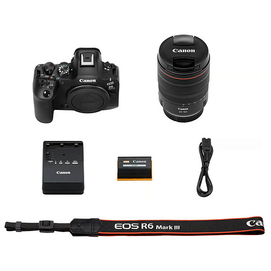 Appareil photo hybride Canon EOS R6 Mark III + Objectif stabilisé RF 24-105 mm f/4 L IS USM - Autre vue