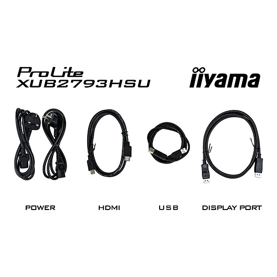 Écran PC Iiyama ProLite XUB2793QSU-B7 - Autre vue