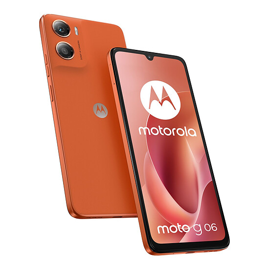 Smartphone Motorola Moto G06 Orange - 128 Go - Autre vue