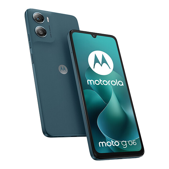 Smartphone Motorola Moto G06 Bleu - 128 Go - Autre vue