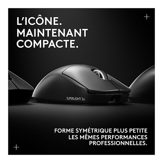 Souris PC Logitech G Pro X Superlight 2c - Noir - Autre vue