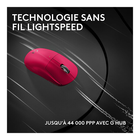 Souris PC Logitech G Pro X Superlight 2c - Rose - Autre vue