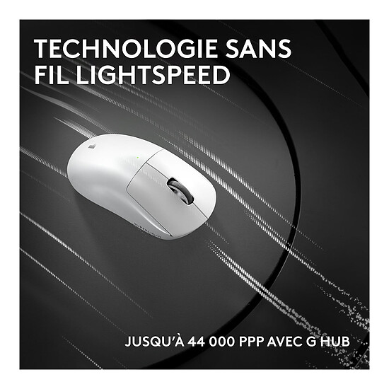 Souris PC Logitech G Pro X Superlight 2c - Blanc - Autre vue