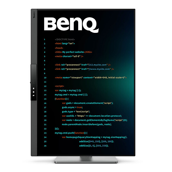 Écran PC BenQ  RD280UG - Autre vue