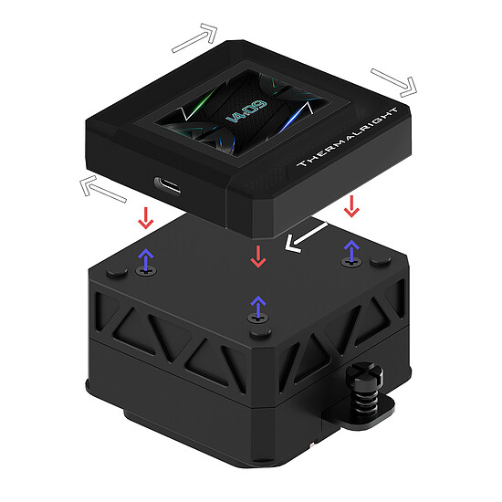 Watercooling AIO Thermalright Frozen Warframe 360 SE ARGB V2 - Noir - Autre vue