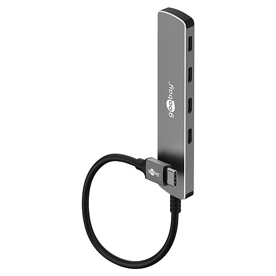 Hub USB Goobay Hub Slim USB-C vers 4 ports USB-C 3.0 - Autre vue