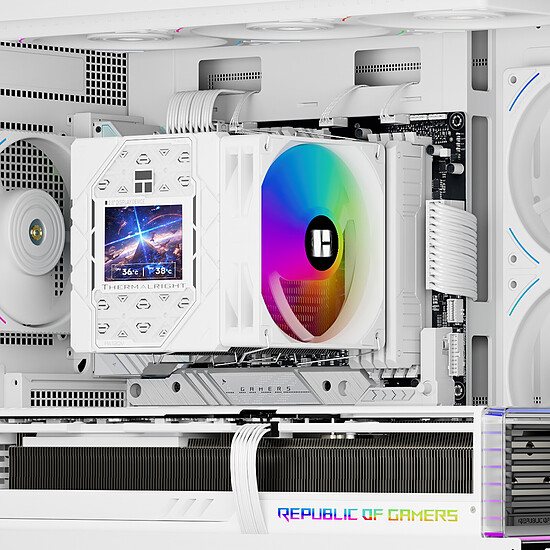Ventirad Thermalright Peerless Assassin 120 Vision ARGB - Blanc - Autre vue
