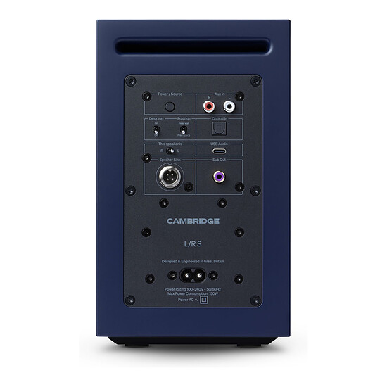 Enceintes HiFi / Home-Cinéma Cambridge Audio L/R S - Bleu - Autre vue