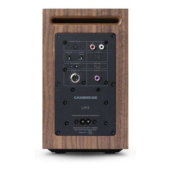 Enceintes HiFi / Home-Cinéma Cambridge Audio L/R S - Noyer - Autre vue