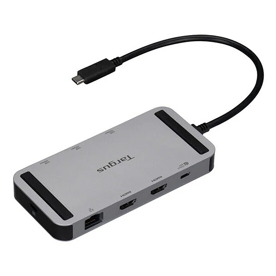 Hub USB Targus USB4 Type-C Station Dual-HDMI 4K avec Power Delivery 140W - Autre vue
