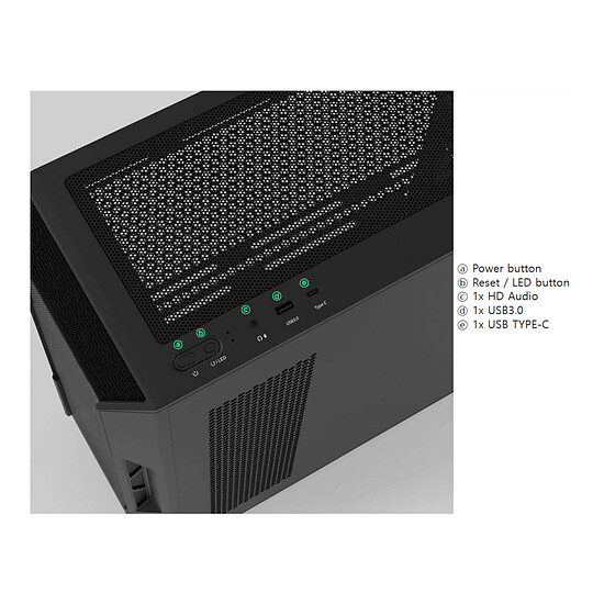 Boîtier PC Zalman i3 Neo V2 - Noir - Autre vue
