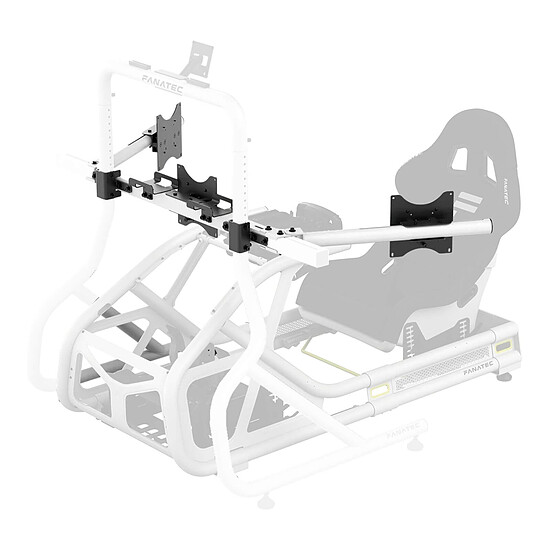 Support d'écran simracing Fanatec GT Cockpit Triple Monitor Expansion Kit - Blanc - Autre vue