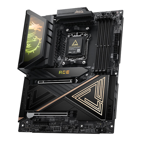 Kit upgrade PC MSI MEG X870E ACE MAX + AMD Ryzen 9 9950X3D (Version tray) - Autre vue