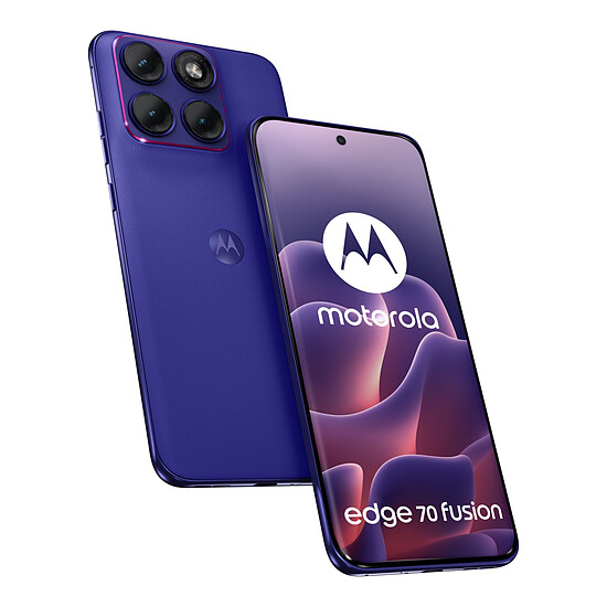 Smartphone Motorola Edge 70 Fusion 5G Bleu - 256 Go - Autre vue