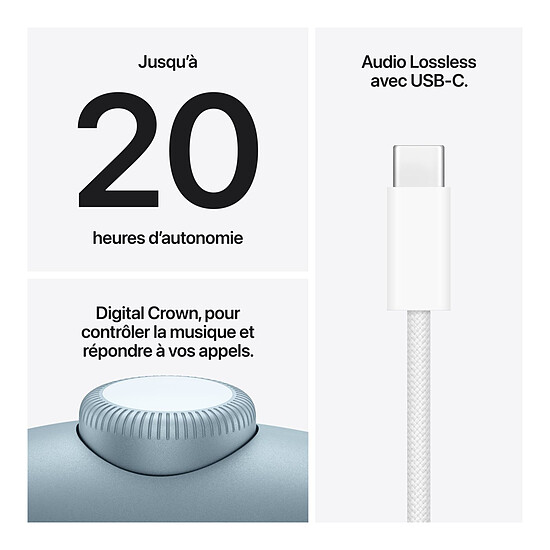 Casque Audio Apple AirPods Max 2 Bleu  - Casque sans fil  - Autre vue