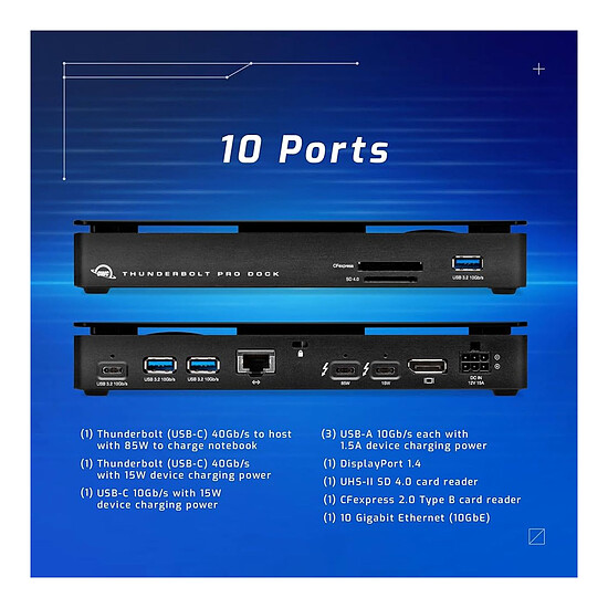 Station d'accueil PC portable OWC Thunderbolt Pro Dock - Autre vue