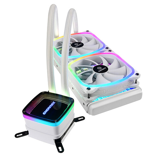 Watercooling AIO Enermax AquaFusion ADV 240 ARGB - Blanc - Autre vue