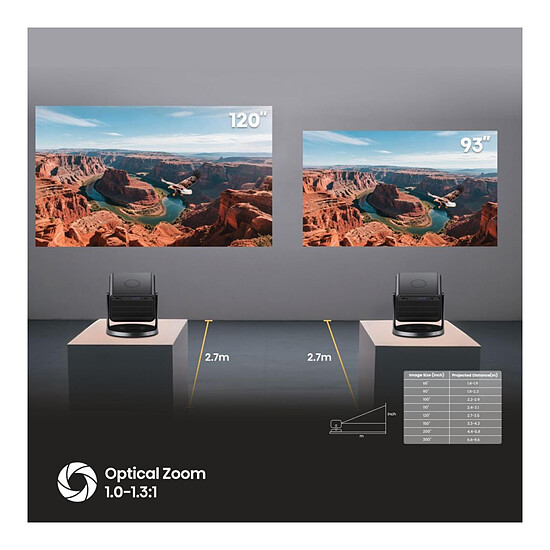 Vidéoprojecteur Hisense C3 - DLP Triple Laser UHD 4K - 2500 Lumens - Autre vue