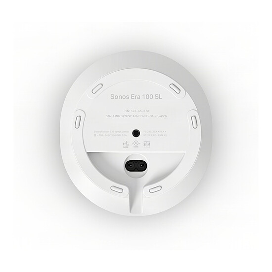 Enceinte sans fil Sonos Era 100SL Blanc - Enceinte compacte - Autre vue