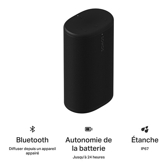 Enceinte sans fil Sonos Play Noir - Enceinte compacte  - Autre vue