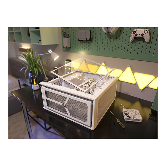 Boîtier PC Corsair Frame 4000X RS - Blanc - Autre vue