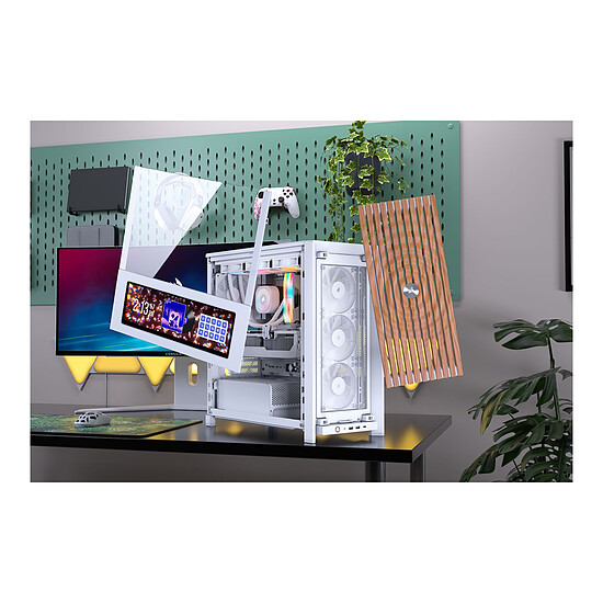 Boîtier PC Corsair Frame 4000X RS - Blanc - Autre vue