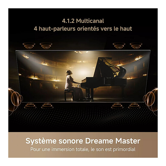 TV Dreame 65S100 - TV 4K UHD HDR - 164 cm  - Autre vue