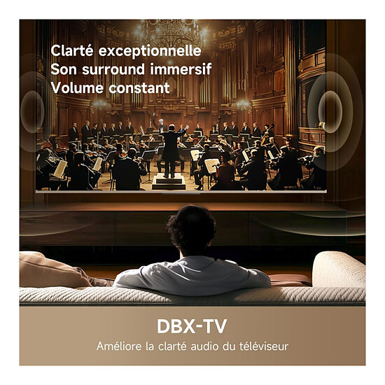 TV Dreame 75Q100 - TV 4K UHD HDR - 189 cm  - Autre vue