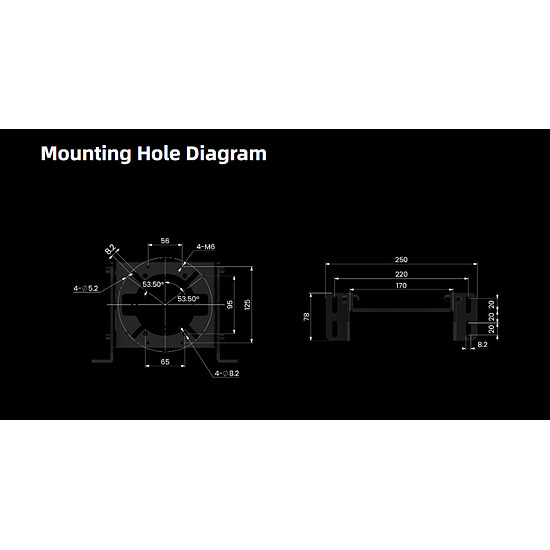 Accessoires base de simracing Moza Racing Front Mounting - Autre vue