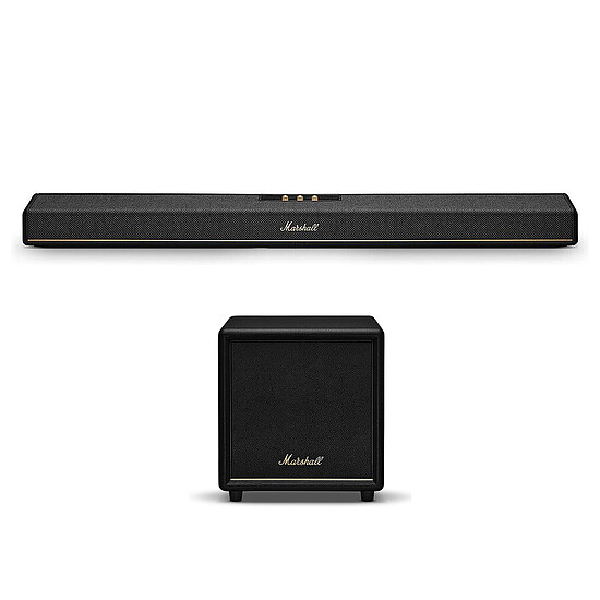Barre de son Marshall Heston 120 + Heston Sub 200 (Noir) - Autre vue