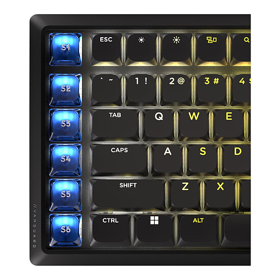 Clavier PC Corsair Gaming Vanguard Air 99 Wireless -  Noir - Autre vue