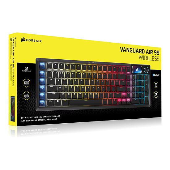 Clavier PC Corsair Gaming Vanguard Air 99 Wireless -  Noir - Autre vue