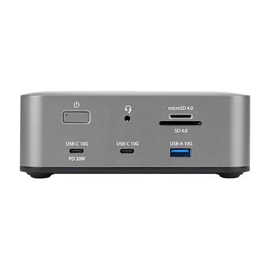 Station d'accueil PC portable StarTech.com Station d'accueil Thunderbolt 5/USB-C double affichage 8K 60 Hz avec Power Delivery 140 W - Autre vue