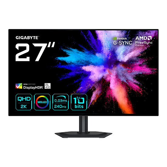 Écran PC Gigabyte GO27Q24G - Autre vue