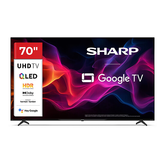 TV Sharp 70HP5265E TV QLED 4K UHD - 177 cm - Autre vue