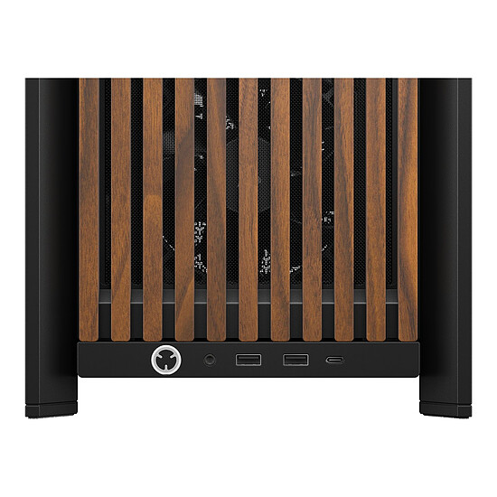 Boîtier PC Corsair Frame 4000D RS Wood - Noir    - Autre vue