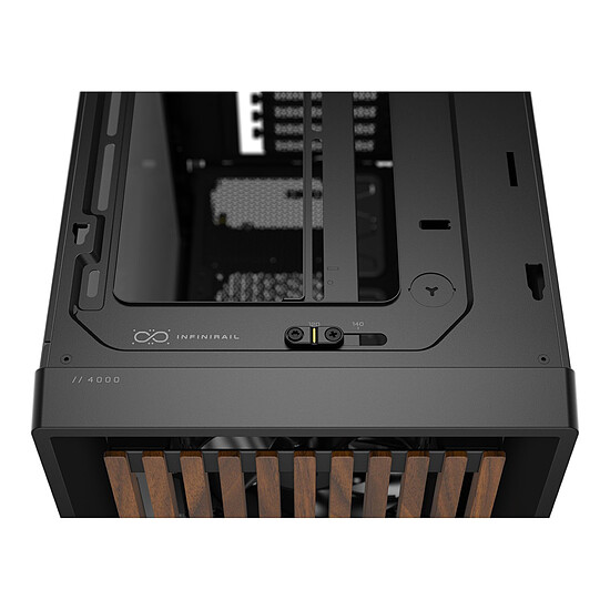 Boîtier PC Corsair Frame 4000D RS Wood - Noir    - Autre vue