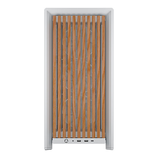Boîtier PC Corsair Frame 4000D RS Wood - Blanc - Autre vue