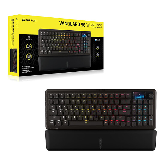 Clavier PC Corsair Gaming Vanguard  96 Wireless - Autre vue