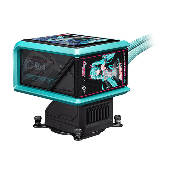 Watercooling AIO ASUS ROG Ryuo IV 360 ARGB Hatsune Miku Edition - Autre vue