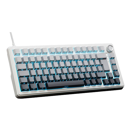 Clavier PC The G-Lab Keyz Elite 300 HE - Blanc - Autre vue